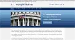 Desktop Screenshot of elcinvestigative.com