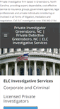 Mobile Screenshot of elcinvestigative.com